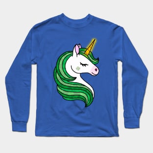 St.Patrick unicorn Long Sleeve T-Shirt